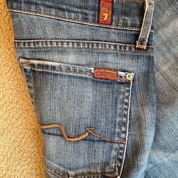 7 For all Mankind Bootcut Jeans Style U075XL080U-080U Size 31 - Picture 3 of 7